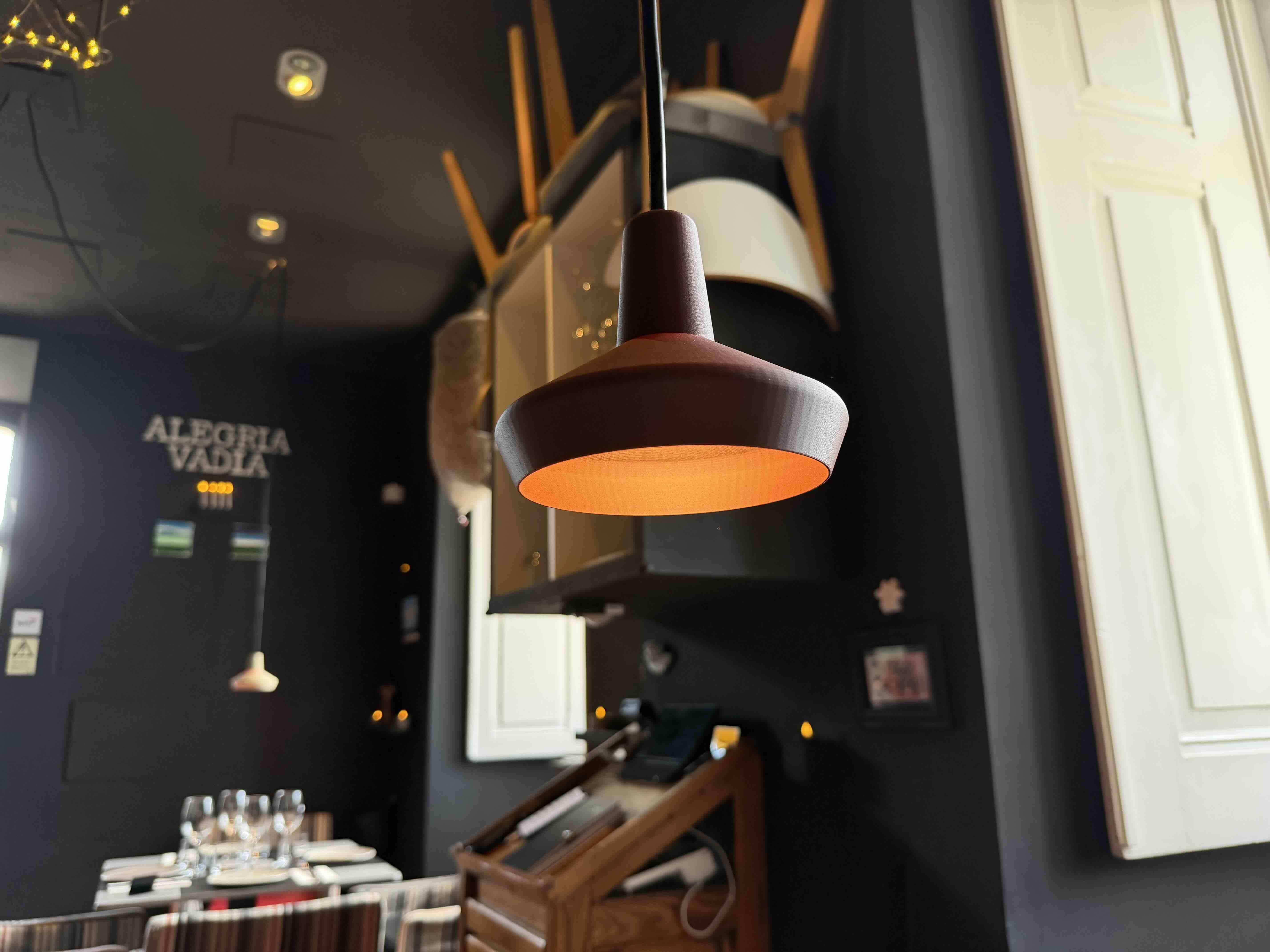Pendant lamp — second angle.